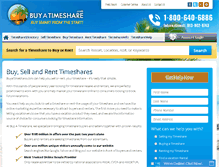 Tablet Screenshot of buyatimeshare.com